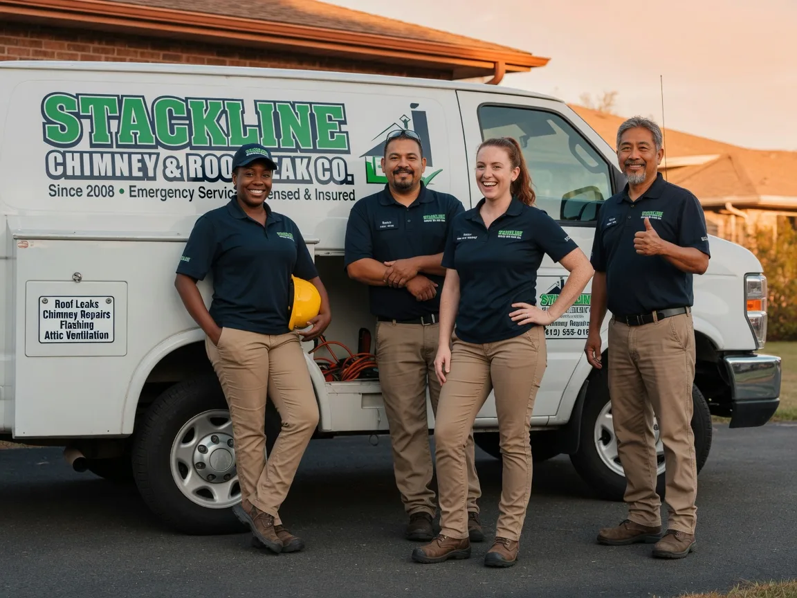 Chimney flashing repair company in Cambria, IL